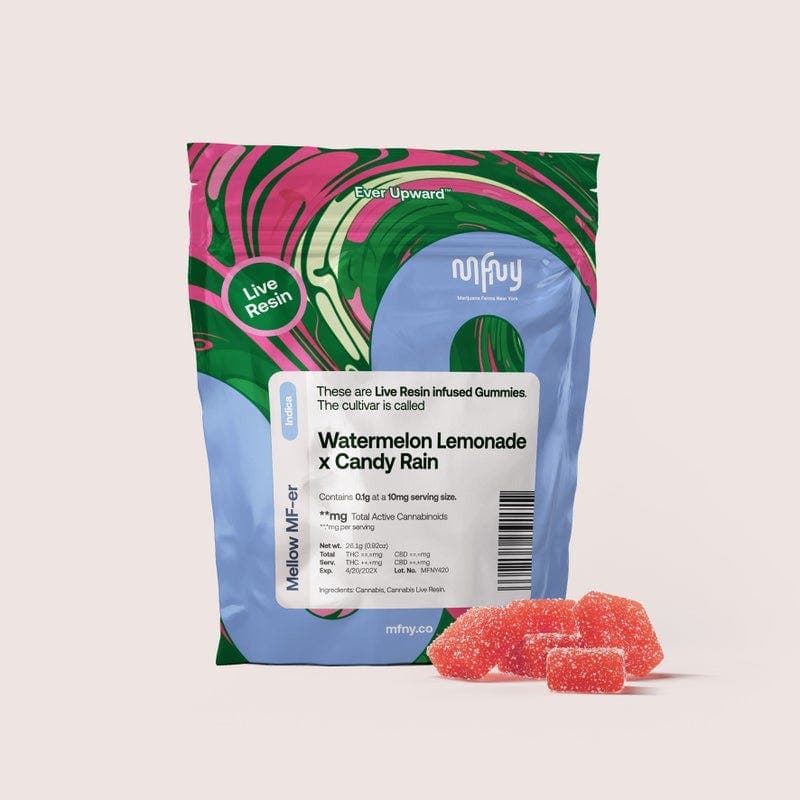 Watermelon Lemonade x Candy Rain Live Resin Gummies | 10 pk