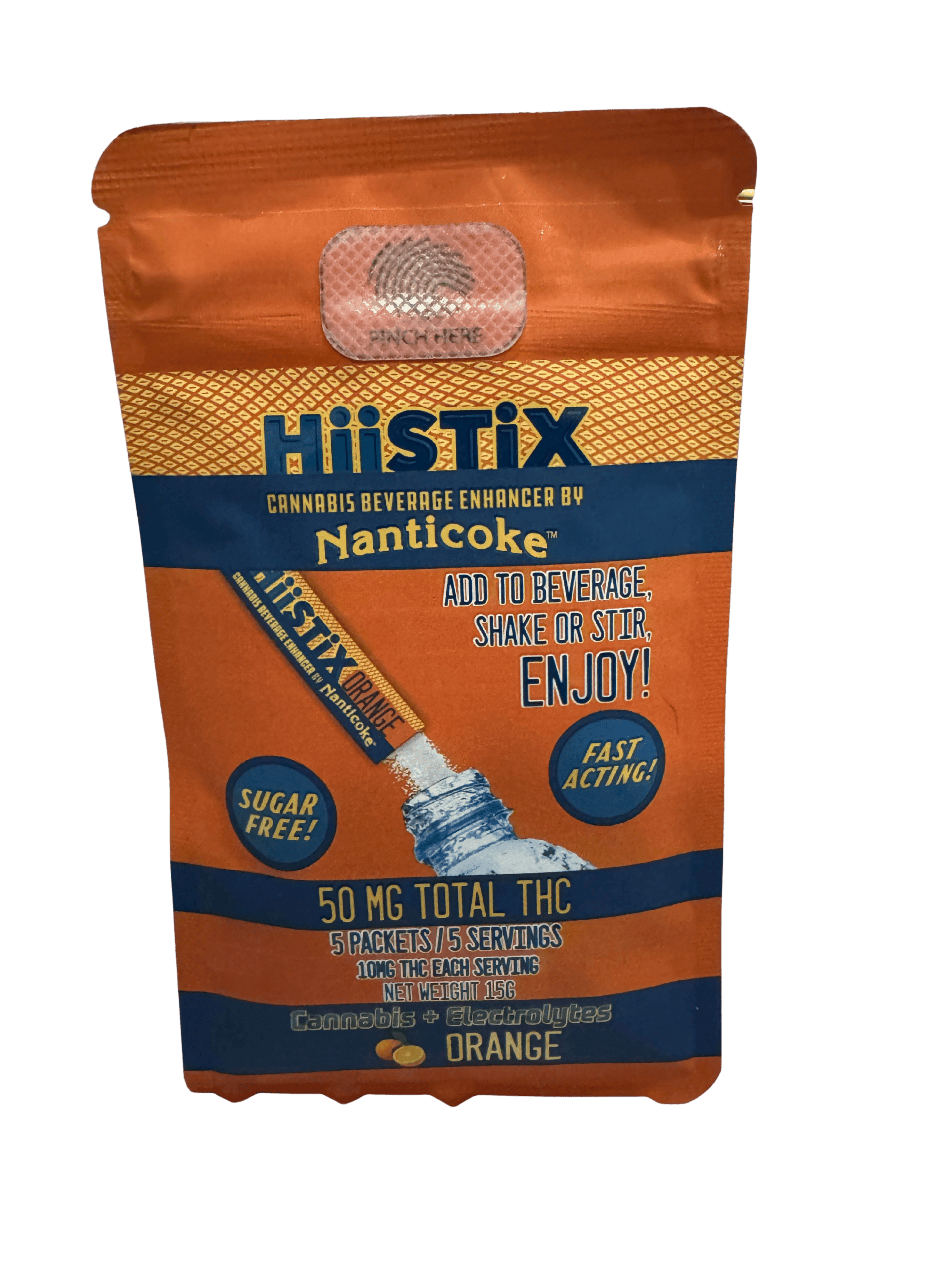 HiiStix | Orange |  10mg Beverage Mix 5pk