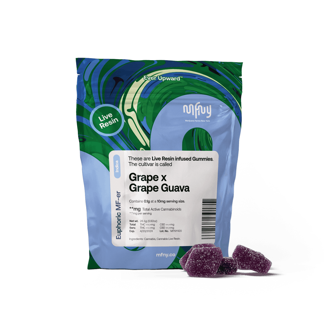 Grape x Grape Guava Live Resin Gummies | 10 pk