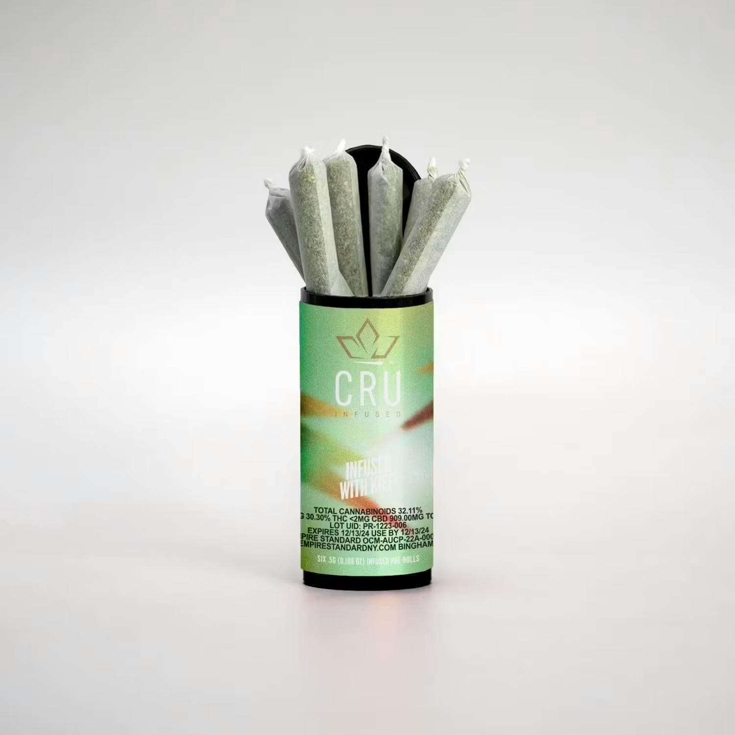 CRU | Amnesia Haze | .5g Infused Pre-rolls 6pk