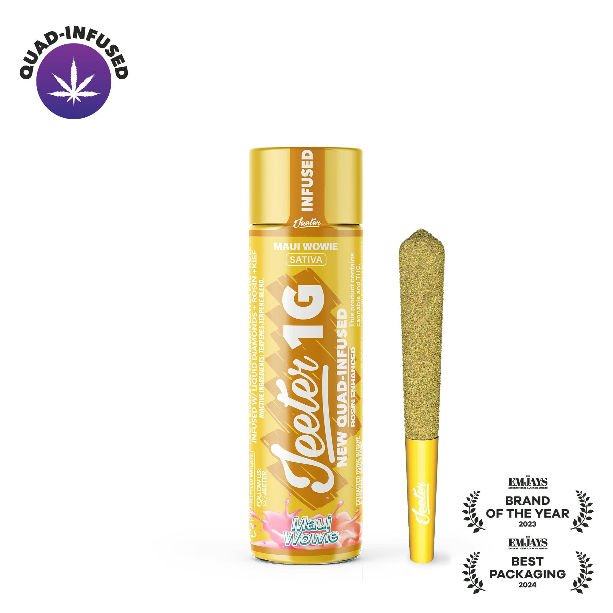 Maui Wowie Quad-Infused Jeeter Joint | 1g