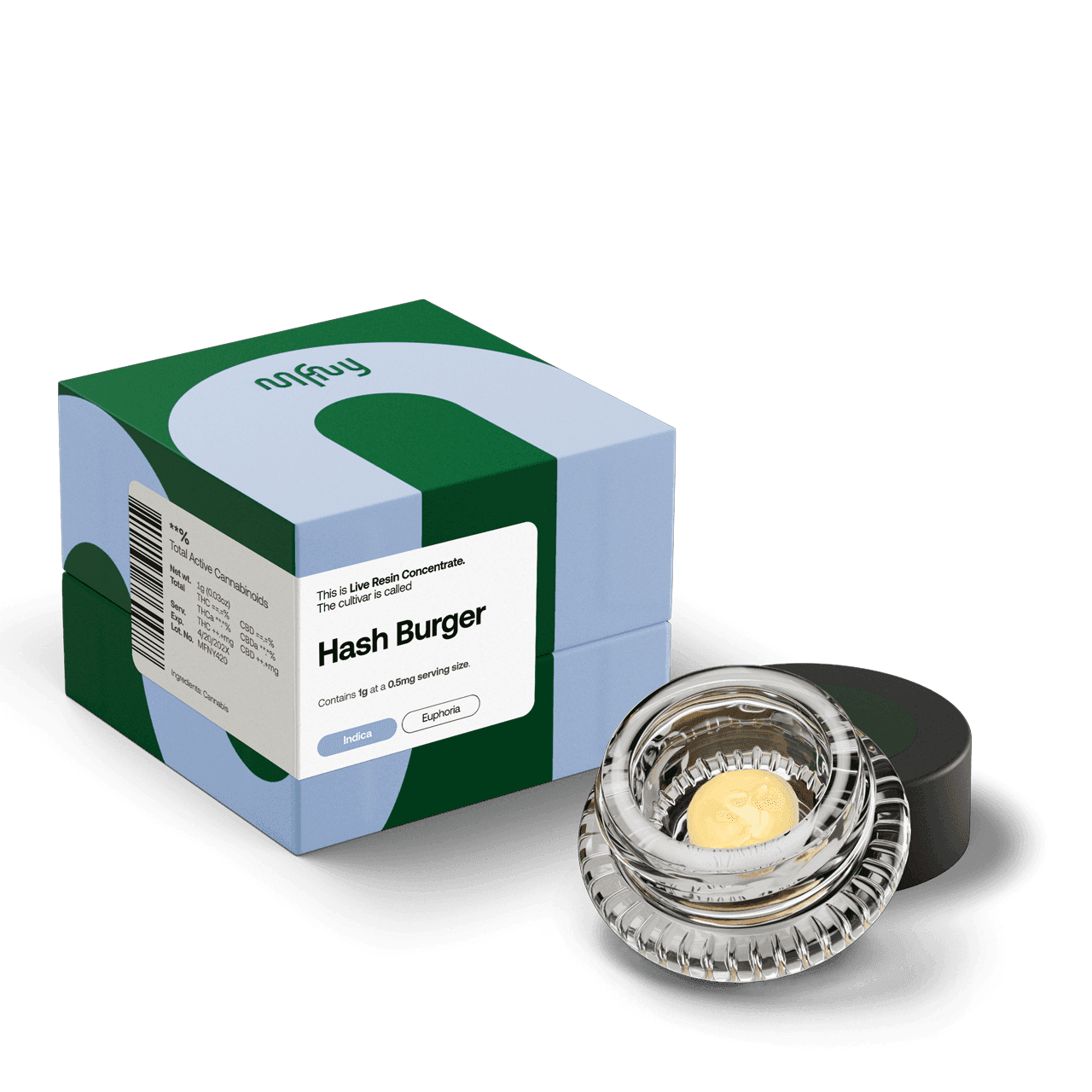 Hash Burger Live Resin Badder | 1g