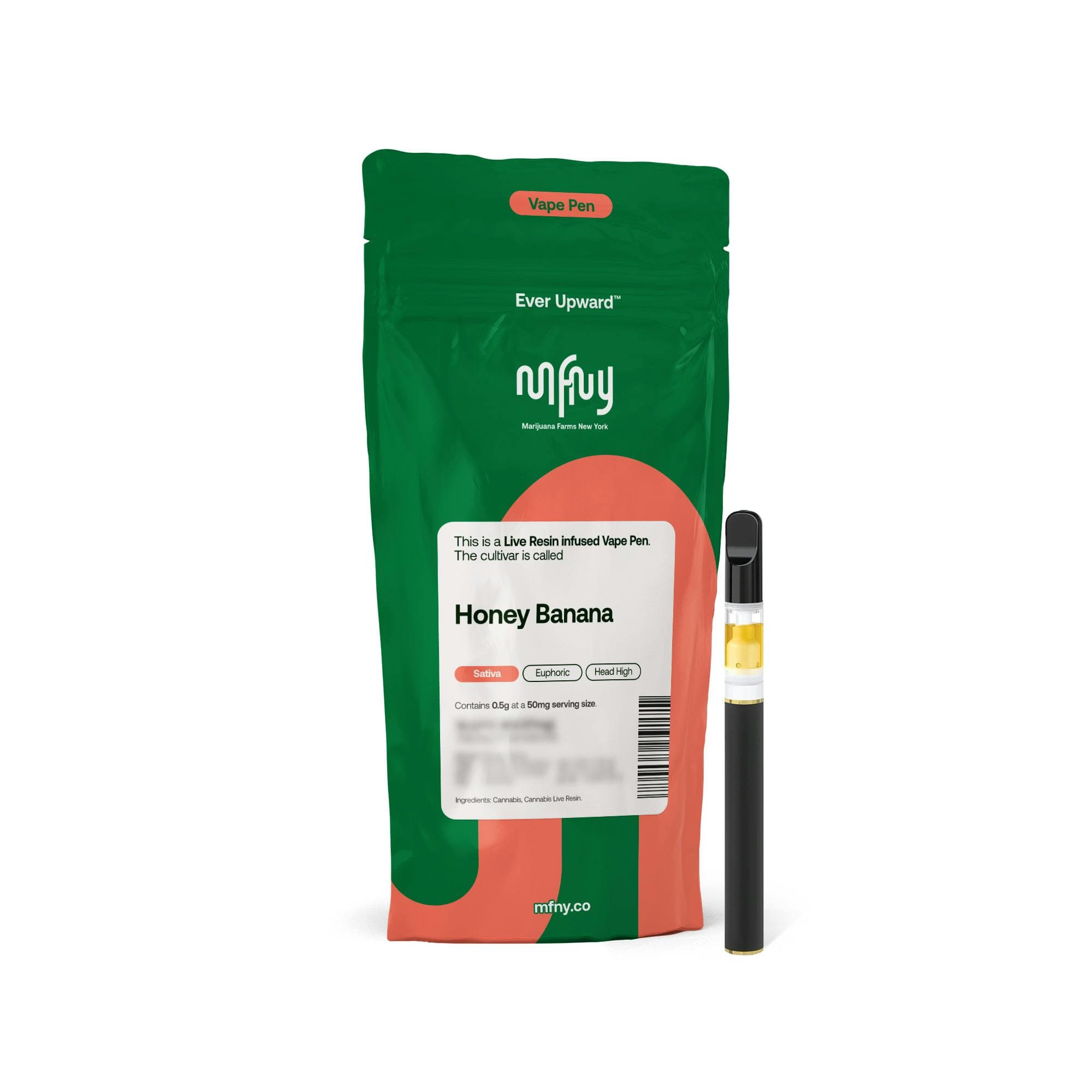 Honey Banana Live Resin Vape Pen | .5g