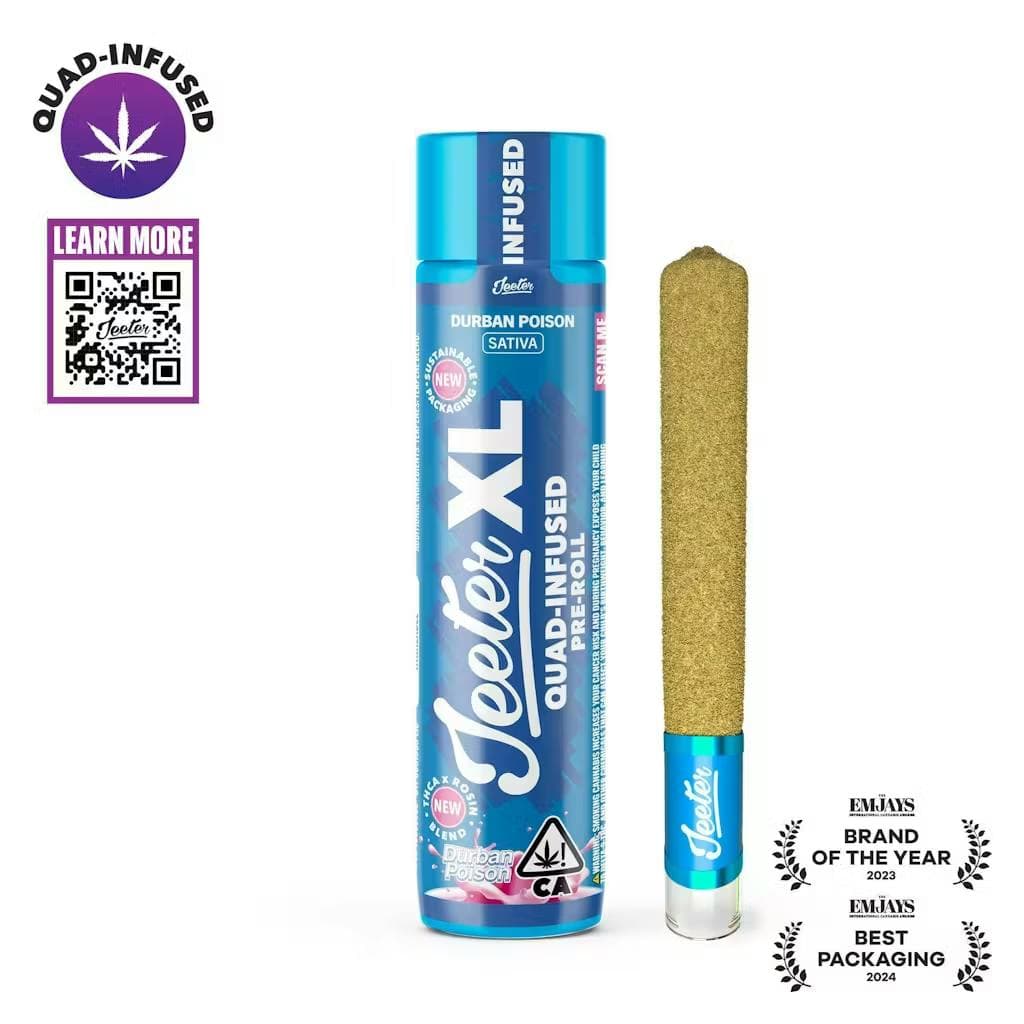 Jeeter | Durban Poison  | 2g XL Infused Pre-roll (Sativa)