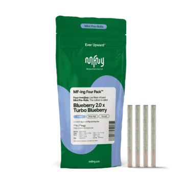 MFNY | Blueberry 2.0 X Turbo Blueberry | .75g Live Resin Infused Pre-Roll 4pk (Indica)