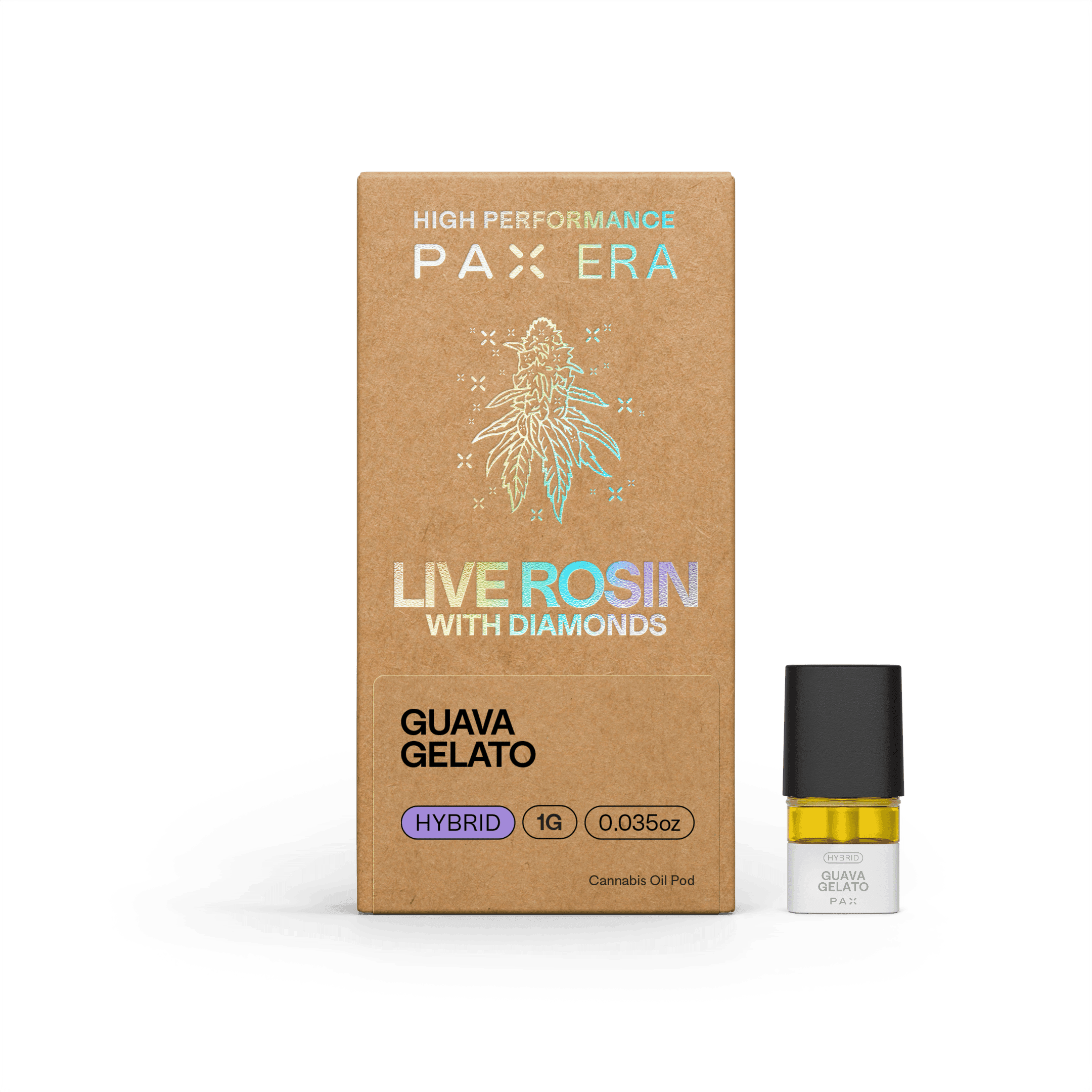 Live Rosin with Diamonds | Guava Gelato 1g | Pod