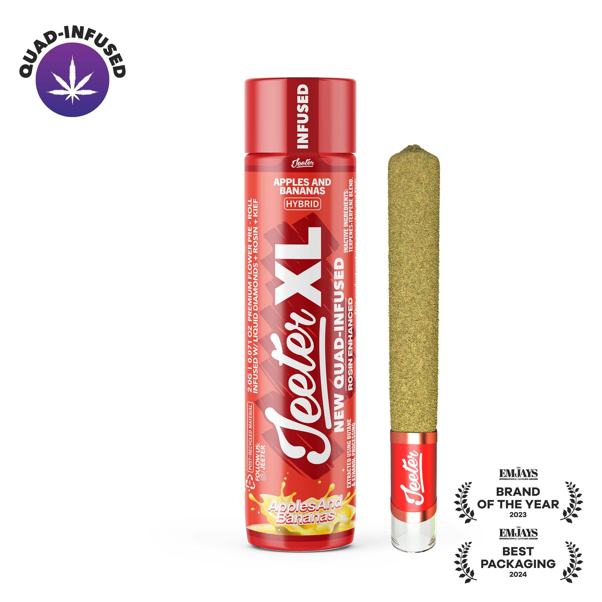 Apples and Bananas Quad-Infused XL Jeeter Joint | 2g