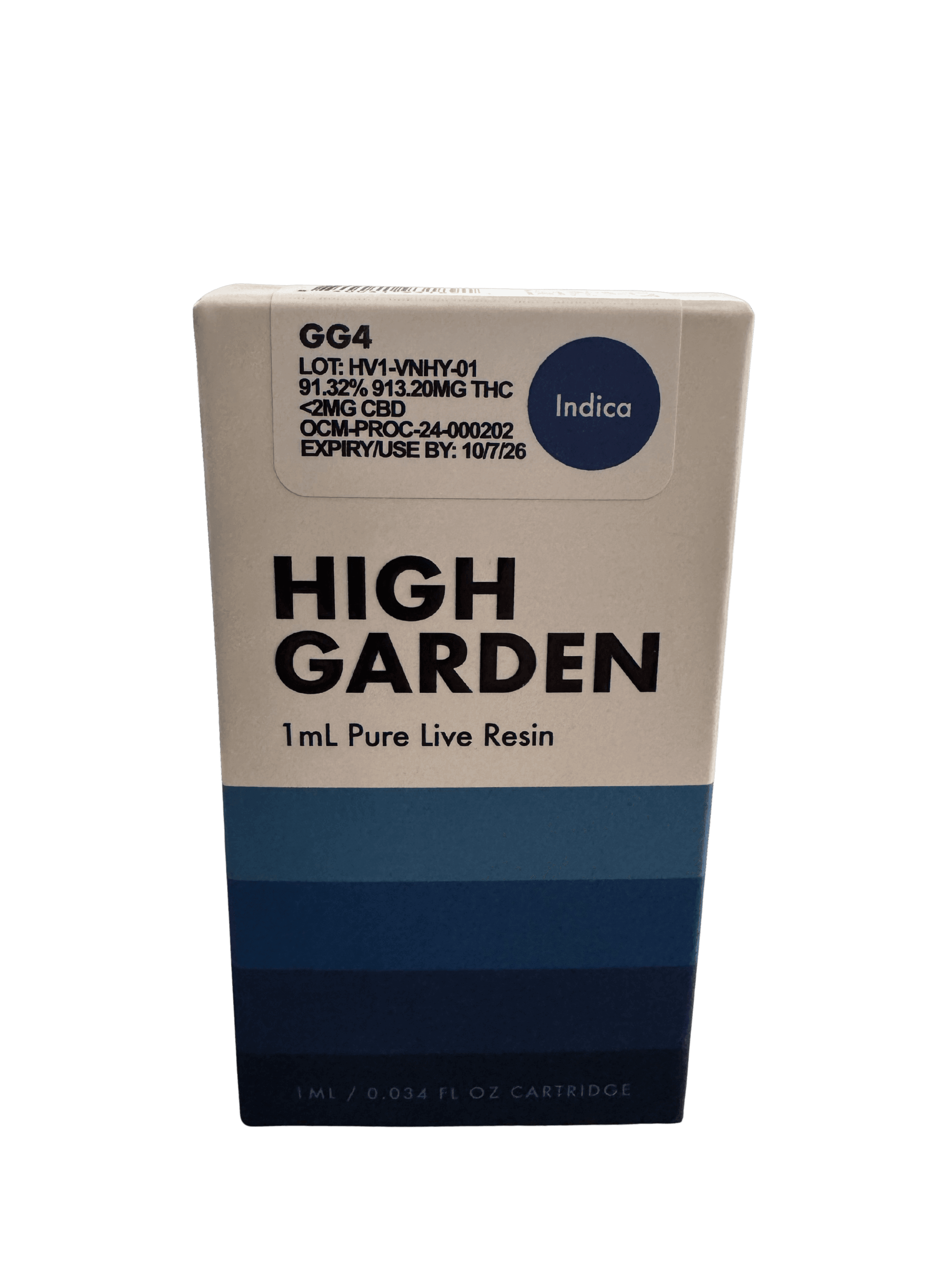 High Garden | GG4 | 1g Live Resin Vape Cart